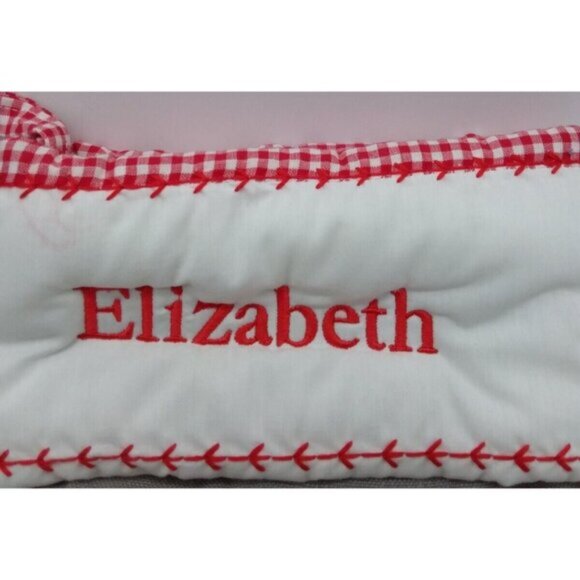 Pottery Barn Kids Elizabeth Snowman Snowflakes Christmas Holiday Stocking Grey - Picture 2 of 8